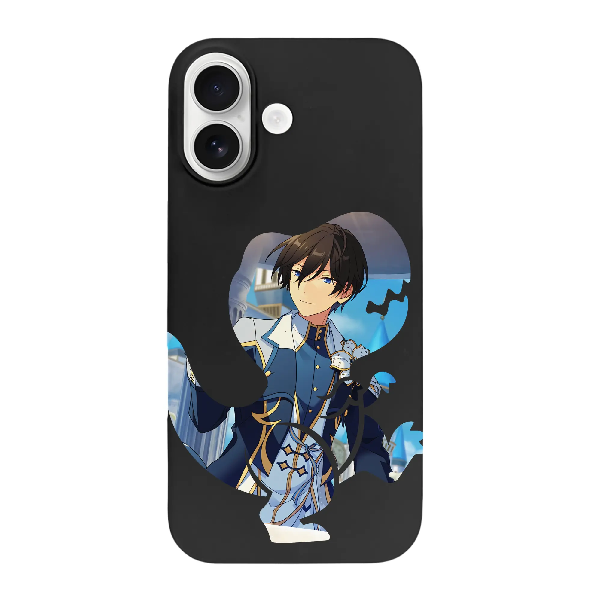 あんさん ぶる グッズ Trickstar 氷鷹北斗 - iPhone 17 シリーズ シリコンケース 薄型 耐衝撃 指紋防止 ソフトタッチカバー 精密フィット 傷防止 保護ケース iPhone 17/17 Air/17 Pro/17 Pro Max 対応